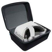 TUDIA EVA Carrying Case Compatible with Oculus Go VR Headset, Controller, and Charger (Black)