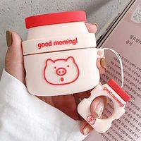 SosoJustgo2 Airpods Pro Protective Case, Cute Cartoon Silicone Storage Case Shockproof Cover Protective Charging Case for Airpods Pro(Yakult Style02)