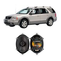 Compatible with Ford Freestyle 2005-2007 Front Door Factory Replacement Harmony HA-R68 Speakers New