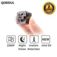 QEBIDUL SQ8 Mini Camera 1080p 720p Full HD Dash Cam Night Vision Home Infrared Aluminum Digital Video Recorder