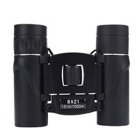 Kids Binoculars 8x21Binoculars Kids Toy Binoculars Boy/Girls Mini Lightweight Children Binoculars Folding Binoculars Outdoor Birthday Black