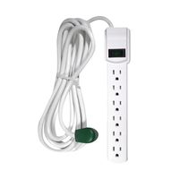 GoGreen Power GG-16103M-12 - 6 Outlet Surge Protector With 12ft Cord
