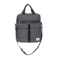 Everest Crosstown Laptop Messenger Bag, Gray One Size
