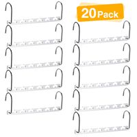 HOUSE DAY Space Saving Magic Hangers Pack of 20 Magic Hangers Metal Hanger Oragnizer Closet Space Saver Hangers