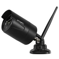 Add-on Camera | xmartO WB2056 Wireless Security Camera, H.265+ 1080p Full HD Wireless Security Surveillance Camera Indoor/Outdoor with Night Vision and 6mm Lens, Power Supply Included