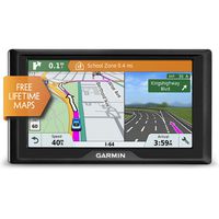 Garmin Drive 61 USA LM GPS Navigator System with Lifetime Maps, Spoken Turn-By-Turn Directions, Direct Access, Driver Alerts, TripAdvisor and Foursquare Data (Renewed)