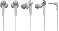 Audio Technica ATH-CKS55 WHITE | SOLID BASS SYSTEM Inner Ear Headphones (Japan Import)