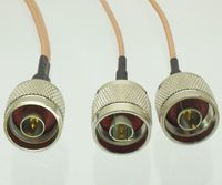 N male plug to Y type 2x N male Splitter Combiner pigtail RG316 1M2M Quick USA Shipping