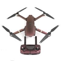 GBSELL Luxury Carbon Fiber Skin Wrap Waterproof Stickers For DJI Mavic Pro Accessories (Purple)
