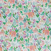 Jillson & Roberts Gift Wrap, Henna Jungle (8 Rolls 5ft x 30in)