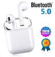 Bluetooth Earbuds, White Wireless Earbuds in-Ear Headphones Hands Free Noise Cancelling Headset Compatible with iPhone XR X 8 8plus 7 7Plus 6 6plus Samsung Galaxy S9 S8 Huawei & Other Android