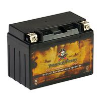 Replacement YTX9-BS Powersports Battery - Rechargeable - Maintenance Free - Absorbed Glass Matt - Pirate Battery