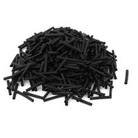 Wire Wrap Sleeve 2.5mm Dia 30mm Long Heat Shrink Tubing 480pcs Black
