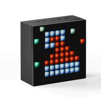 Divoom Aurabox Bluetooth 4.0 Smart LED Speaker with APP Control for Pixel Art Creation 4.3X2.2 X4.3 Inch