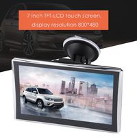 GPS Navigation Maps Device, 7 Inch Touch Screen Car Navigator System 256M 8GB FM with Bluetooth Built-in Lifetime Maps for Cars(Middle East)