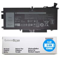 GreenTech New 71TG4 Replacement Battery for Dell Latitude 5289, Latitude 7389 - GreenTech 11.4V 45Whr 3 Cell Battery X49C1 CFX97 K5XWW