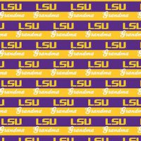 GRAPHICS & MORE LSU Grandma Premium Roll Gift Wrap Wrapping Paper