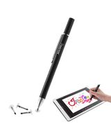 INSTEN Premium Disc Tip Stylus Pen w/ 3 Replaceable Silicone Tips, Super Sensitive, Ultra Smooth w/Flexible Writing Angles Compatible with iPad Tablet Kindle & Most Touch Screen Devices, Black