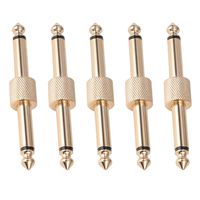 QOOKR 1/4" Pedal Coupler Guitar Effects Pedal to Pedal Connector (5 Pack)