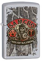Zippo Personalized Message Engraved on Backside Samcro Men of Mayhem Windproof Lighter