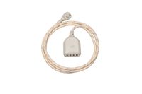 360 Electrical 360616 Habitat4.8 Braided w/ 4.8A 4-Port USB extension cord, 6 ft, Sugar Maple