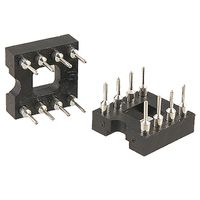 uxcell 2 Pcs 8 Pin DIP IC Sockets Adaptor Solder Type Socket Double Row