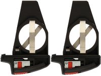 KeylessOption Replacement Keyless Entry Remote Car Key Fob Smart Shell Case Battery Clip (Pack of 2)