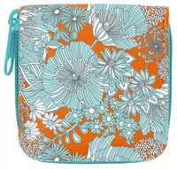 Wellspring Contact Lens Case Urban Chic Poppy Print