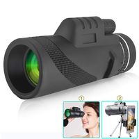 Garberiel Monocular Telescopes High Power 12x50 Prism Monocular HD Dual Focus Scope Waterproof Monocular with Phone Adapter&Tripod