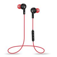 HUIYUJIA Wireless Headphones Bluetooth 5.0 in-Ear Sports Running Earbuds Sweatproof Earphone with Mic for Runner Working Out, Comfortable & Fast Pairing Lightweight 12g iPhone & Android Phones(Red)