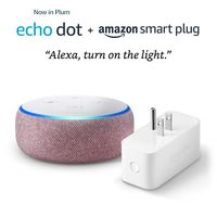 Echo Dot (3rd Gen) - Plum with Amazon Smart Plug