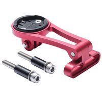 Dymoece Adjustable Out Front Combo Computer Mount,Bicycle Extended Mount，Bike Stem Top Cap Mount for Wahoo Elemnt,Elemnt Bolt,Elemnt Mini,Gopro Camera and Bike Lights (Red-Adjustable)