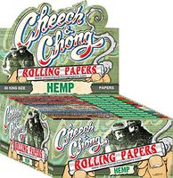 8 Packs Cheech and Chong King Size Hemp Cigarette Rolling Papers (50 Rolling Papers Per Pack) + Limited Edition Beamer Smoke Sticker. Used with Legal Smoking Herbs, Rolling Tobacco, Herbal Mixes