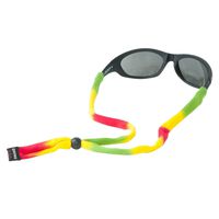 Chums Original Cotton Standard End Eyewear Retainer, Rasta Tie Dye