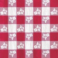 Red Gingham Luncheon Napkin, 2 Ply (12pks Case)