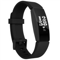 adepoy Compatible with Fitbit Inspire HR Bands for Women Men, Sports Soft Replacement Wristband for Fitbit Inspire/Inspire HR/Ace 2, Black, Small