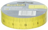 Scotch Brand 3437-P5 Masking Tape Measure .94X20YD, 0.94 in x 20 yds, Multicolor