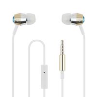 kate spade new york KSNYEB-AGS Earbuds [in-Ear Headphones] with Gold & Silver Trim - Aquamarine