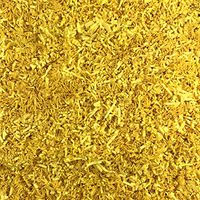 Worlds Crinkle Cut Paper Shred for Packing Filler Gift Wrap Basket Filler Colored Crinkle Paper 8OZ Yellow