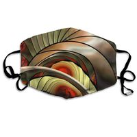Fractal Art Mandalas Dust Mask,Washable and Reusable Cleaning Gardening Outdoor Activities Warm Windproof Mask