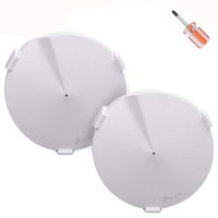TP-Link Deco M5 Wall Mount,BECEMURU Wall Mount and Ceiling Mount Bracket with Screwdriver for TP-Link Deco M5 Home Mesh WiFi System,Simple Design Easy Installation (2 Pack)