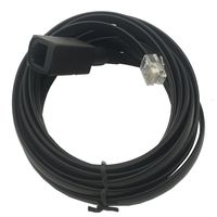 DONG 6-Pin Removable Separation Handheld Mic Extension Cable Cord for Yaesu FTM-100DR FTM-400DR FTM-400XDR 400DE 3200DR FT-7800 FT-8800 FT-1907 Radio - 3 Meters- 9.84 feet