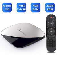 Android TV Box, X88 Pro Android 9.0 4GB RAM/32GB ROM RK3318 Quad-Core Support 2.4Ghz/5.0Ghz WIFI Ethernet DLNA 3D 4K Mini TV Box