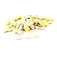 uxcell 140pcs 40x40mm 3.2x3.2 Inch White Self-Adhesive Cable Wire Tie Mount Base