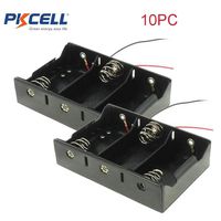 3 Slot D Cell Battery Holder With Two Wires (10PC)