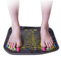 JUZEN New Relax Foot Massager Acupuncture Cobblestone Colorful Foot Reflexology Walk Stone Comfortable for Relax Body