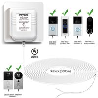 Doorbell Transformer, 16V / 800mA Power Adapter for Ring Video Doorbell, Ring Video Doorbell Pro and Ring Video Doorbell 2, Transformer Compatible With Nest Hello Doorbell and Zmodo Smart Doorbell