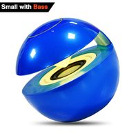 Bluetooth Speaker- Small Wireless Speaker with Superb HD Sound and Enhanced Bass, Adjustable Colorfully Led Light, Built-in Mic and TF Card Slot 40ft Wireless Range for iPhone iPad PC Cellphone(Blue)