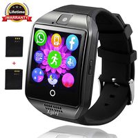 Agkey Smart Watch Touch Screen Smartwatch Wristwatch Unlocked Watch Cell Phone with Camera Smart Watches for Android Samsung S9 S8 S7 S6 Note 8 5 J7 Prime ASUS Motorola LG Huawei Men Women Boys Kids