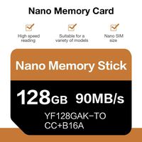 128GB Nano Memory Card Support for Huawei Mate20 P30 Mobile Phone
